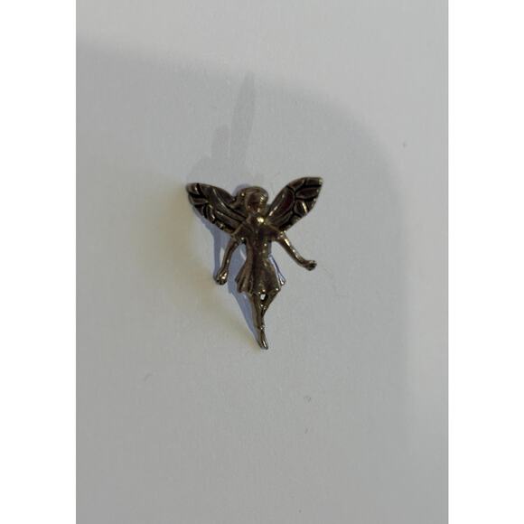 Sterling Silver Fairy Pin Marked 925 - Picture 2 of 3
